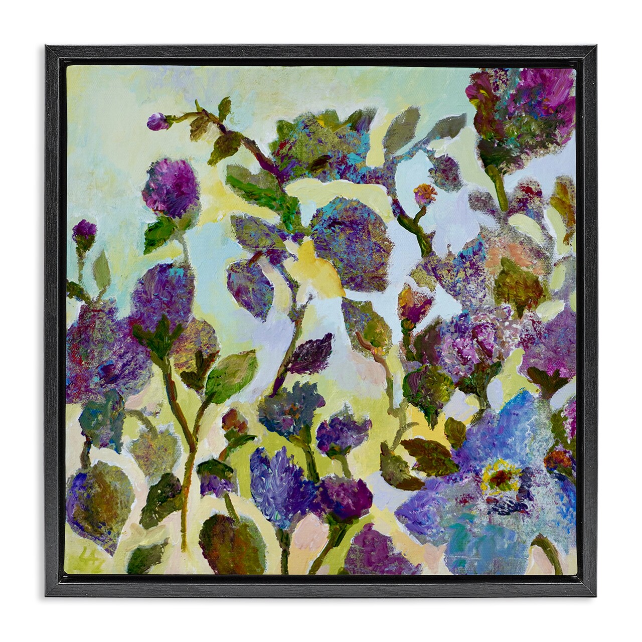 Stupell Industries Floral Tapestry Abstraction Floating Frame, design by Lee Ann Zirbes